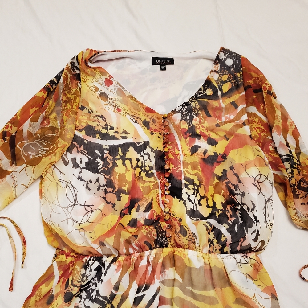 Unique Spectrum Blouse